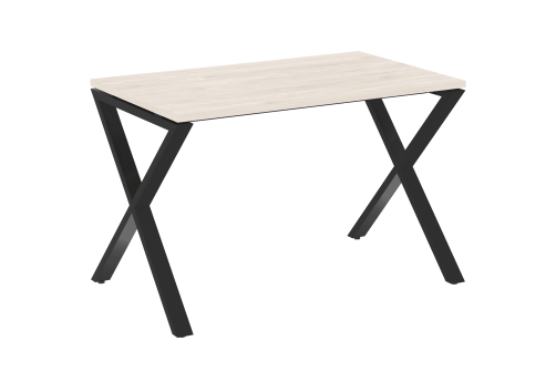Стол рабочий Европа, цвет денвер светлый + черный