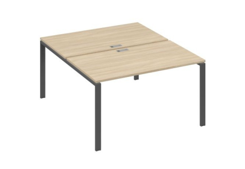 Рабочая станция (2х140) Мира Нумо, цвет дуб скандинавский + антрацит