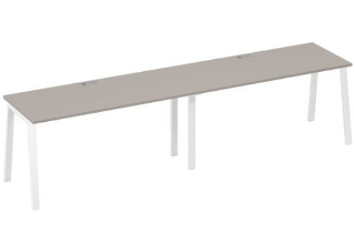 Рабочая станция 2х160 Мира Трио, цвет мокко премиум + белый