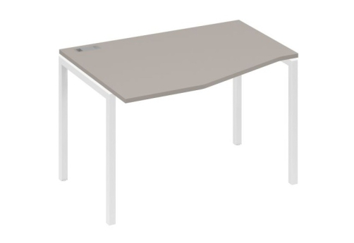 Стол эргономичный левый Техно Мира Лофт, цвет мокко премиум + белый
