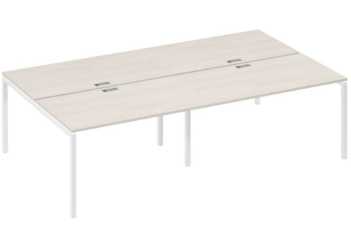 Рабочая станция 4х140 Мира Лофт, цвет дуб шамони + белый