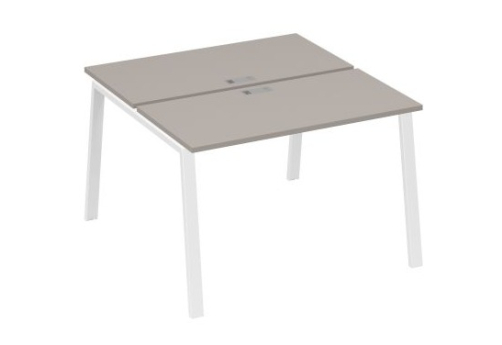 Рабочая станция 2х120 Мира Трио, цвет мокко премиум + белый