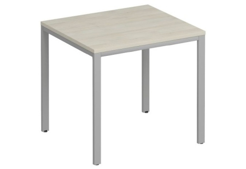 Стол письменный на металлокаркасе Прайм Металл 25, цвет шамони светлый + серый