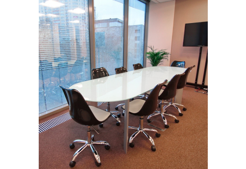 Стол для переговоров Милан, цвет белый