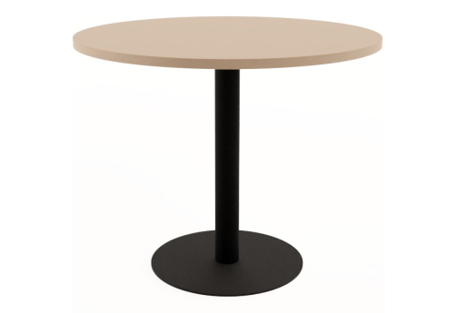 Стол обеденный круглый Мальта, цвет мокко