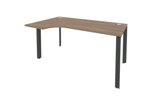 Стол эргономичный левый, цвет дуб аризона
