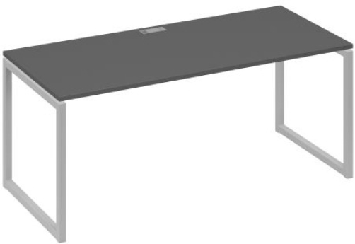 Стол письменный Мира Одри, цвет антрацит премиум + серый