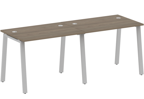 Стол на 2 рабочих места, цвет вяз