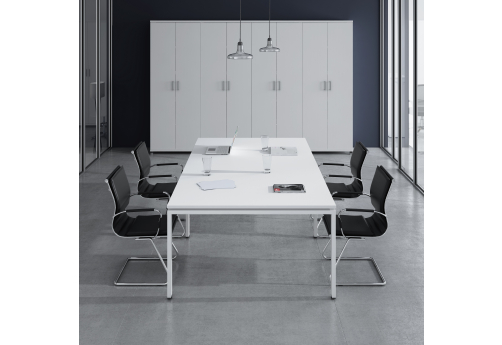 Стол для переговоров Деко Прима, цвет белый