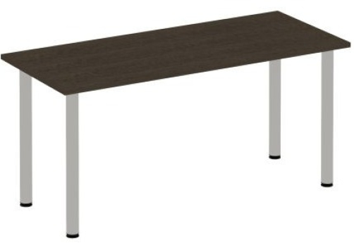 Стол письменный на хромированных опорах Тарли Хром, цвет венге
