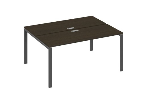 Рабочая станция (2х160) Мира Нумо, цвет венге + антрацит