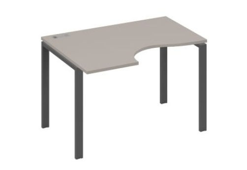 Стол эргономичный левый Мира Нумо, цвет мокко премиум + антрацит