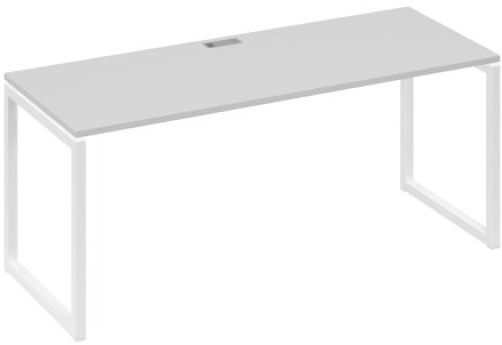 Стол письменный Мира Одри, цвет серый + белый