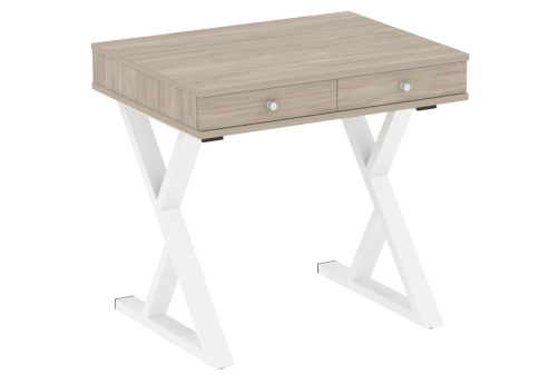 Стол письменный, цвет дуб аттик + белый