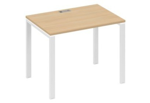 Стол письменный Мира Нумо, цвет натуральный дуб + белый