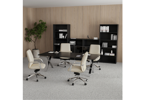 Стол для переговоров Квентин, цвет черный