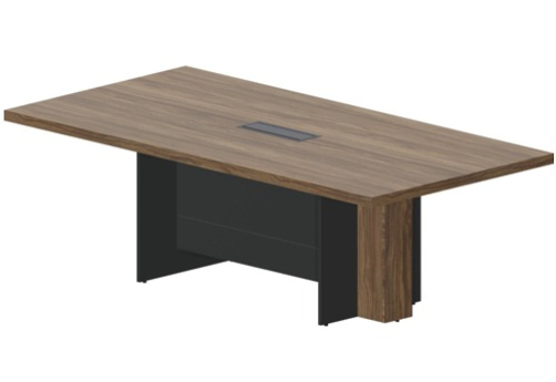 Стол для переговоров Грегори, цвет орех + антрацит