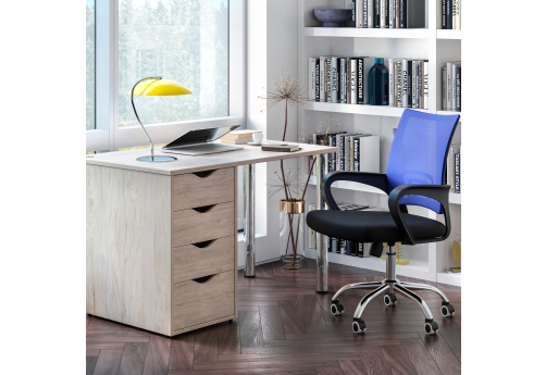 Стол письменный с тумбой 4 ящика Домус 2, цвет денвер светлый