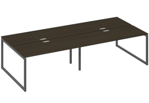 Рабочая станция (4х160) Мира Одри, цвет венге + антрацит