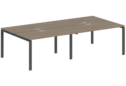 Рабочая станция Индиго Сет, цвет дуб темный + антрацит