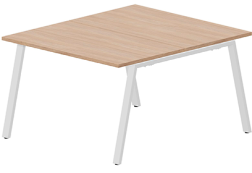Стол составной на 2 рабочих места Сильвана, цвет светлый дуб