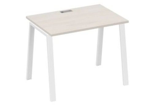Стол письменный Мира Трио, цвет дуб шамони + белый