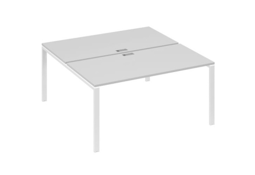 Рабочая станция (2х160) Мира Нумо, цвет серый + белый