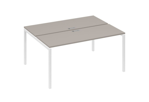 Рабочая станция 2х160 Мира Лофт, цвет мокко премиум + белый