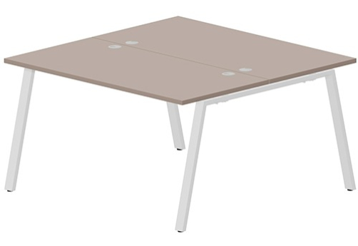 Стол составной на 2 рабочих места (4 заглушки) Сильвана, цвет тортора