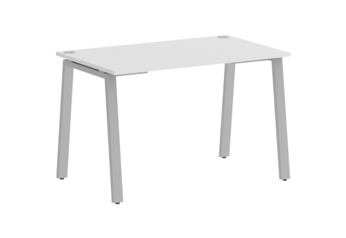 Стол письменный, цвет белый + серый