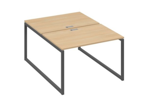 Рабочая станция (2х120) Мира Одри, цвет натуральный дуб + антрацит