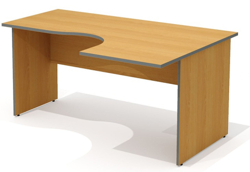 Стол эргономичный правый Колибри, цвет ольха