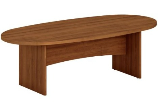 Стол для переговоров овальный Мансберг, цвет орех