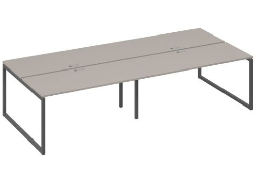 Рабочая станция (4х160) Мира Одри, цвет мокко премиум + антрацит