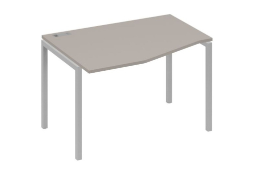 Стол эргономичный левый Техно Мира Лофт, цвет мокко премиум + серый