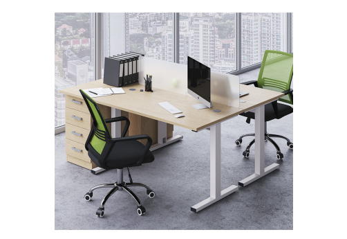 Стол прямолинейный Сандора, цвет дуб