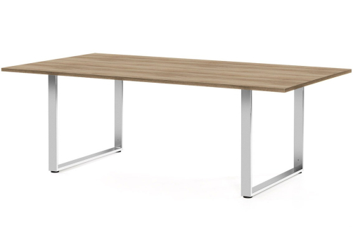 Стол для переговоров Гавана Металл, цвет гавана + хром
