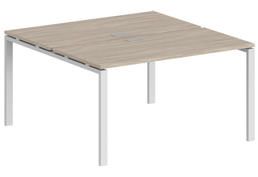 Рабочая станция Индиго Сет, цвет дуб светлый + белый