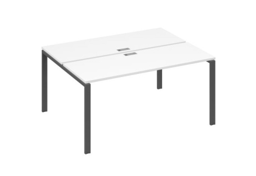 Рабочая станция (2х160) Мира Нумо, цвет белый премиум + антрацит