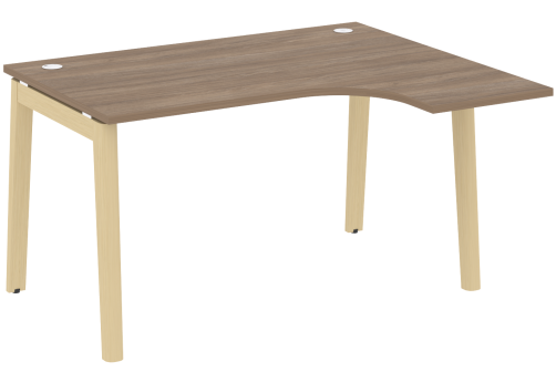 Стол эргономичный правый, цвет дуб аризона