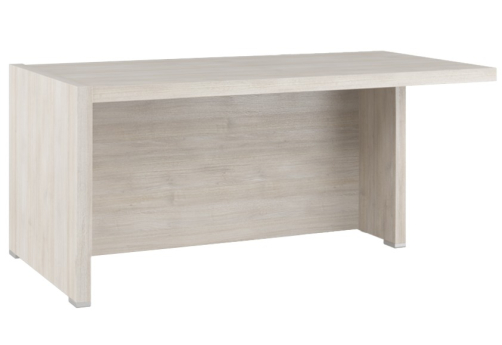 Стол письменный с асимметричными опорами (правый), цвет светлый дуб