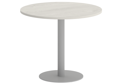 Стол для переговоров круглый, цвет дуб новара