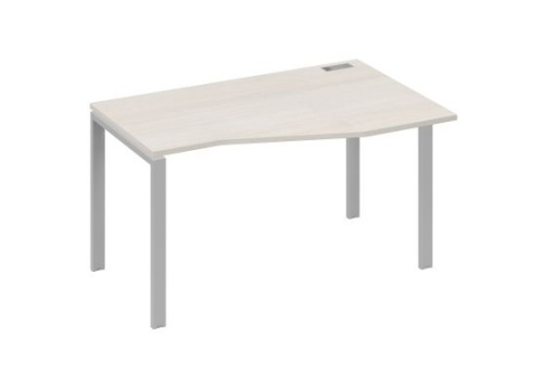 Стол эргономичный правый Мира Нумо, цвет дуб шамони + серый