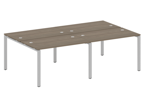 Стол на 4 рабочих места, цвет вяз