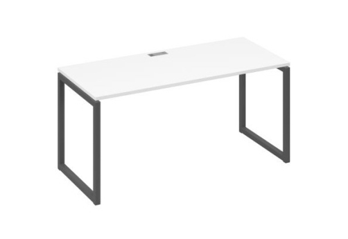 Стол письменный Мира Одри, цвет белый премиум + антрацит