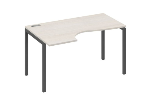 Стол эргономичный левый Классика Мира Лофт, цвет дуб шамони + антрацит