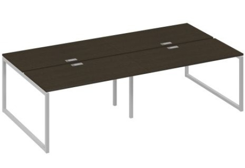 Рабочая станция (4х140) Мира Одри, цвет венге + серый