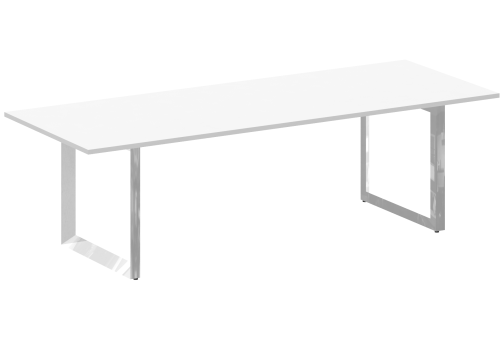 Стол переговорный, цвет белый