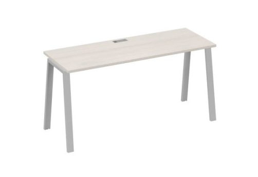Стол письменный Мира Трио, цвет дуб шамони + серый