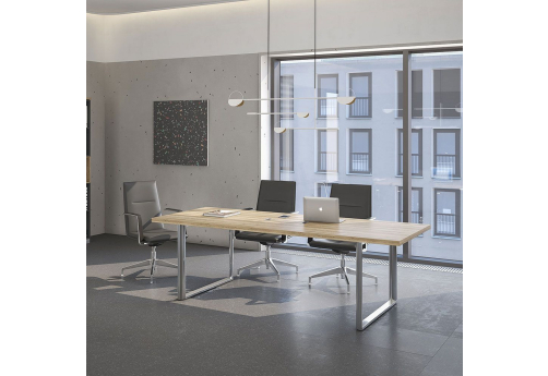 Стол для переговоров Римини, цвет дуб светлый